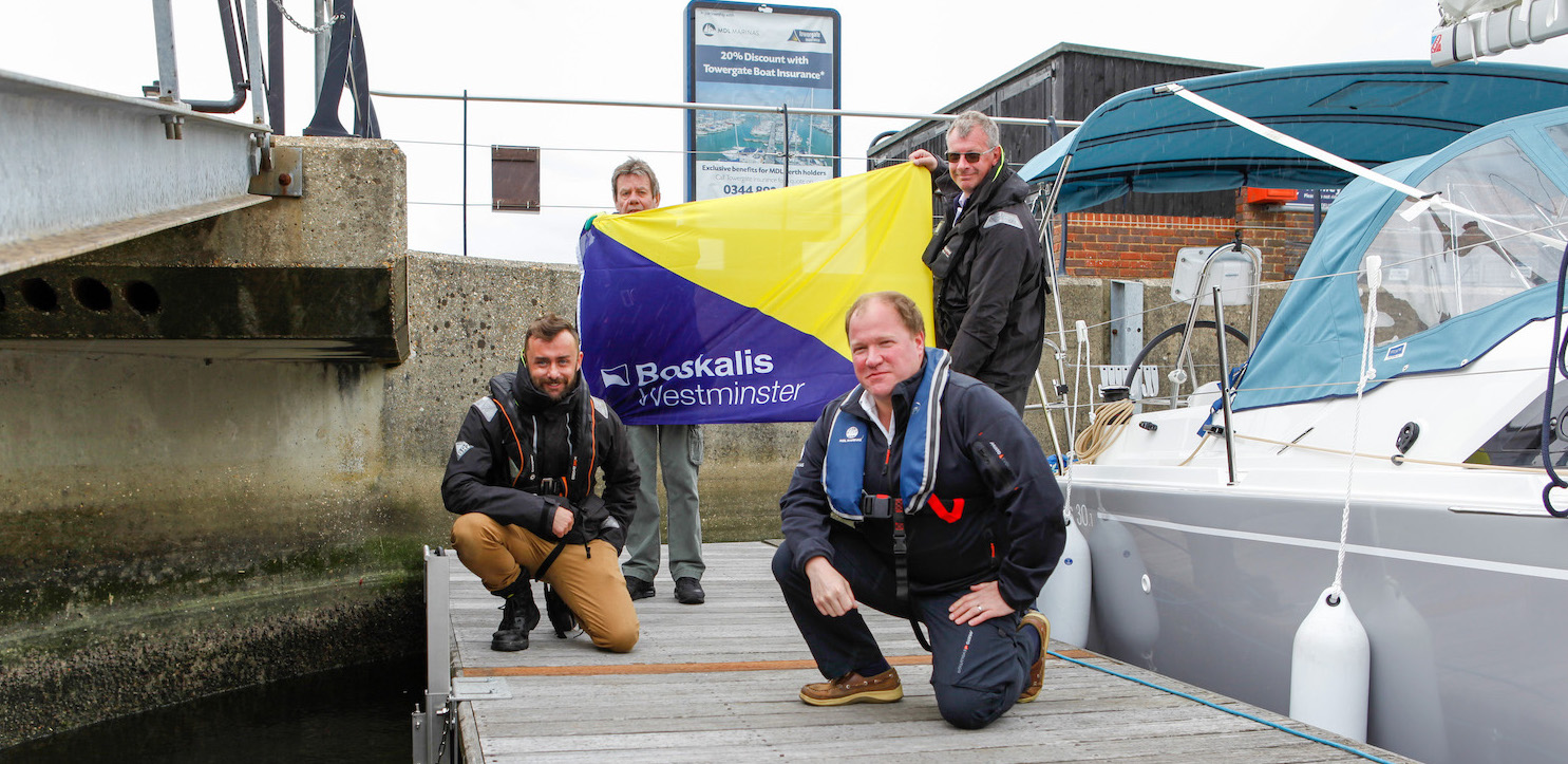 Boskalis funded Seabin installed at Hythe Marina Village