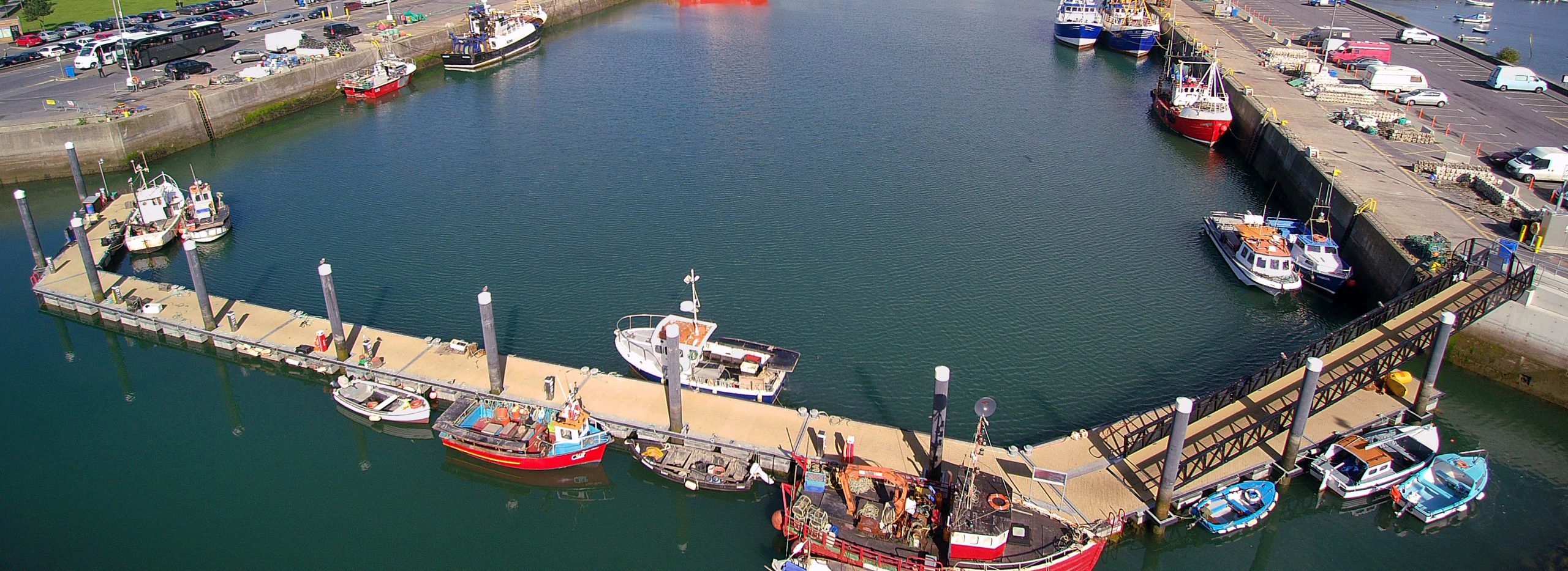Strong, stable berthing for fishermen in Howth Harbour