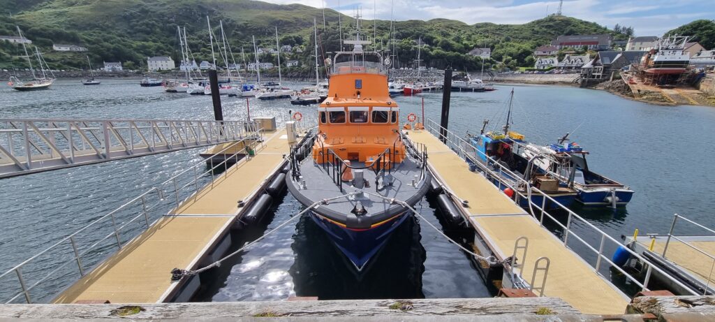 Mallaig RNLI Servern Class new pontoon