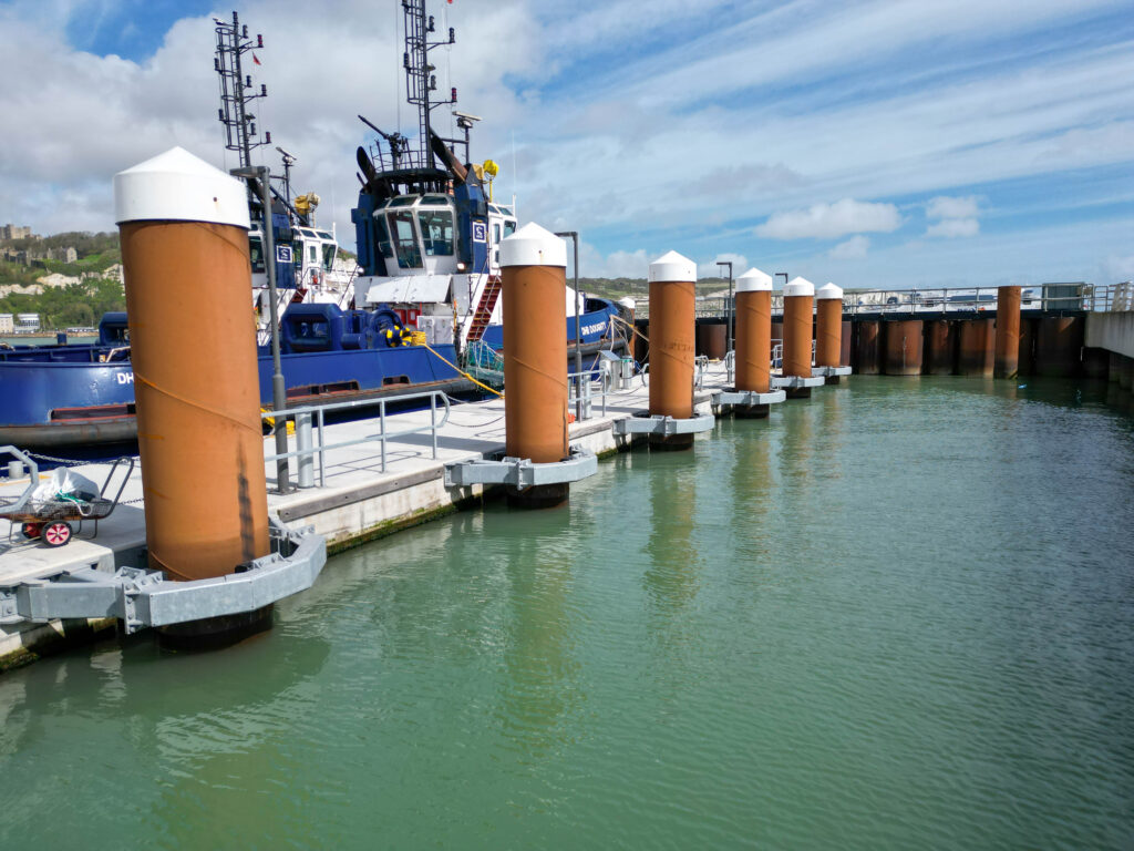Concrete Break Water Pontoons Dover UK