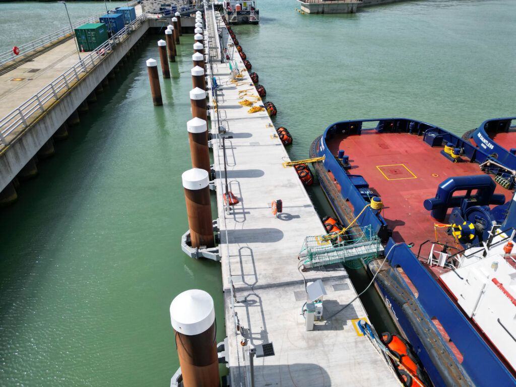 Concrete Break Water Pontoons Dover UK