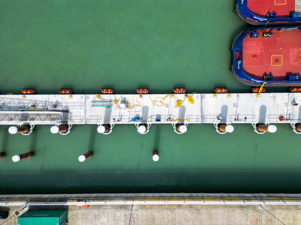 Concrete Break Water Pontoons Dover UK