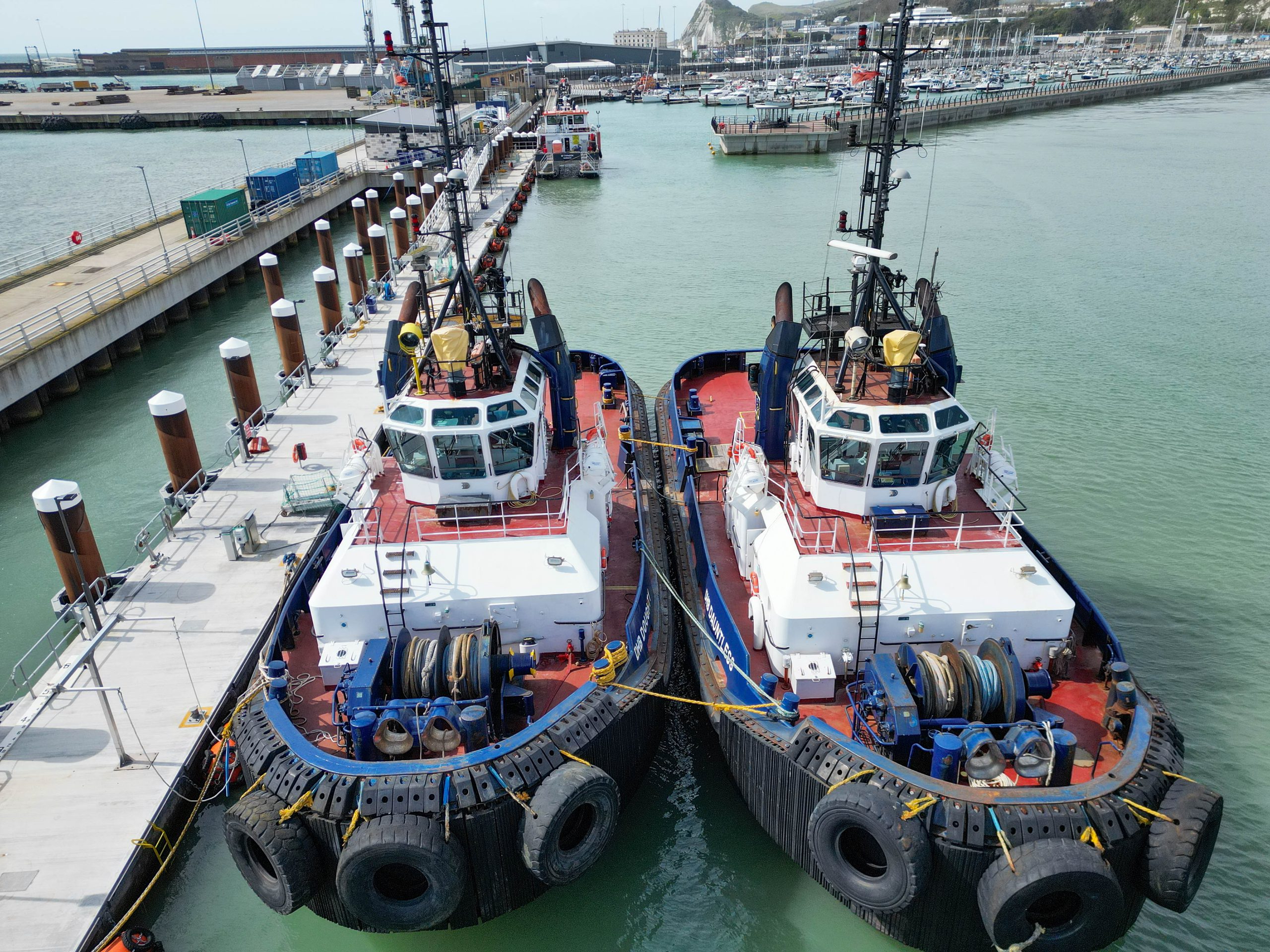 Concrete Break Water Pontoons Dover UK