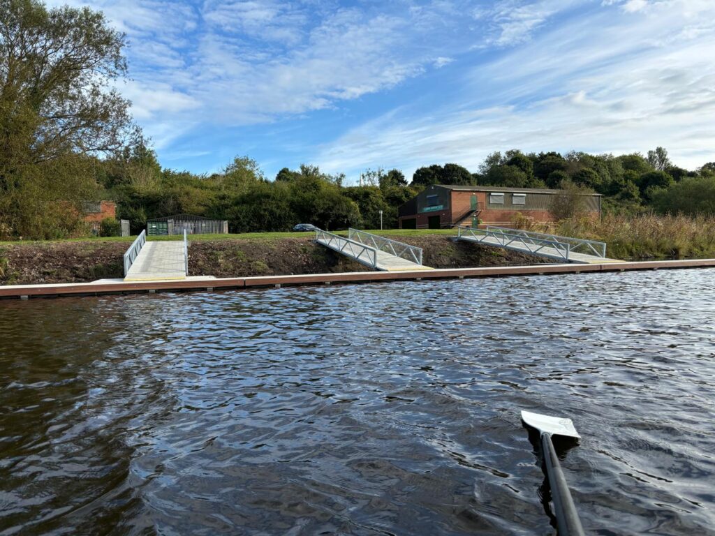 New pontoon at Cambois Rowing Club