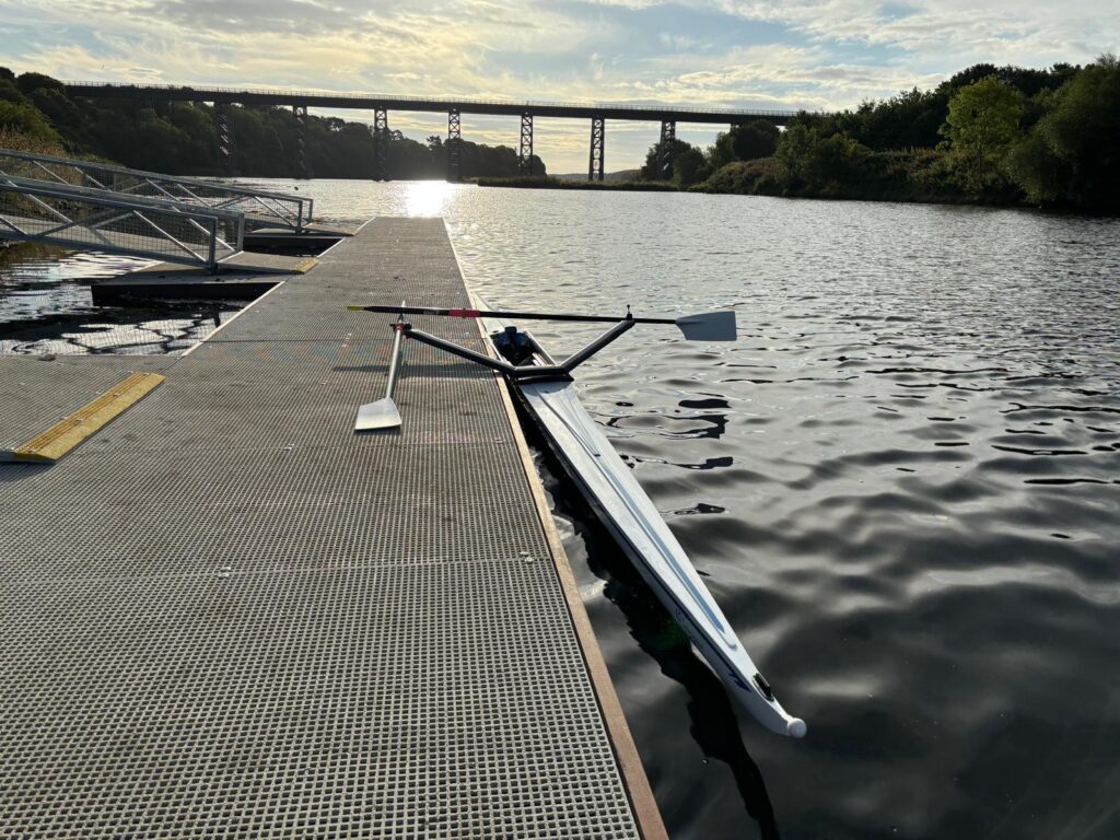 New pontoon at Cambois Rowing Club
