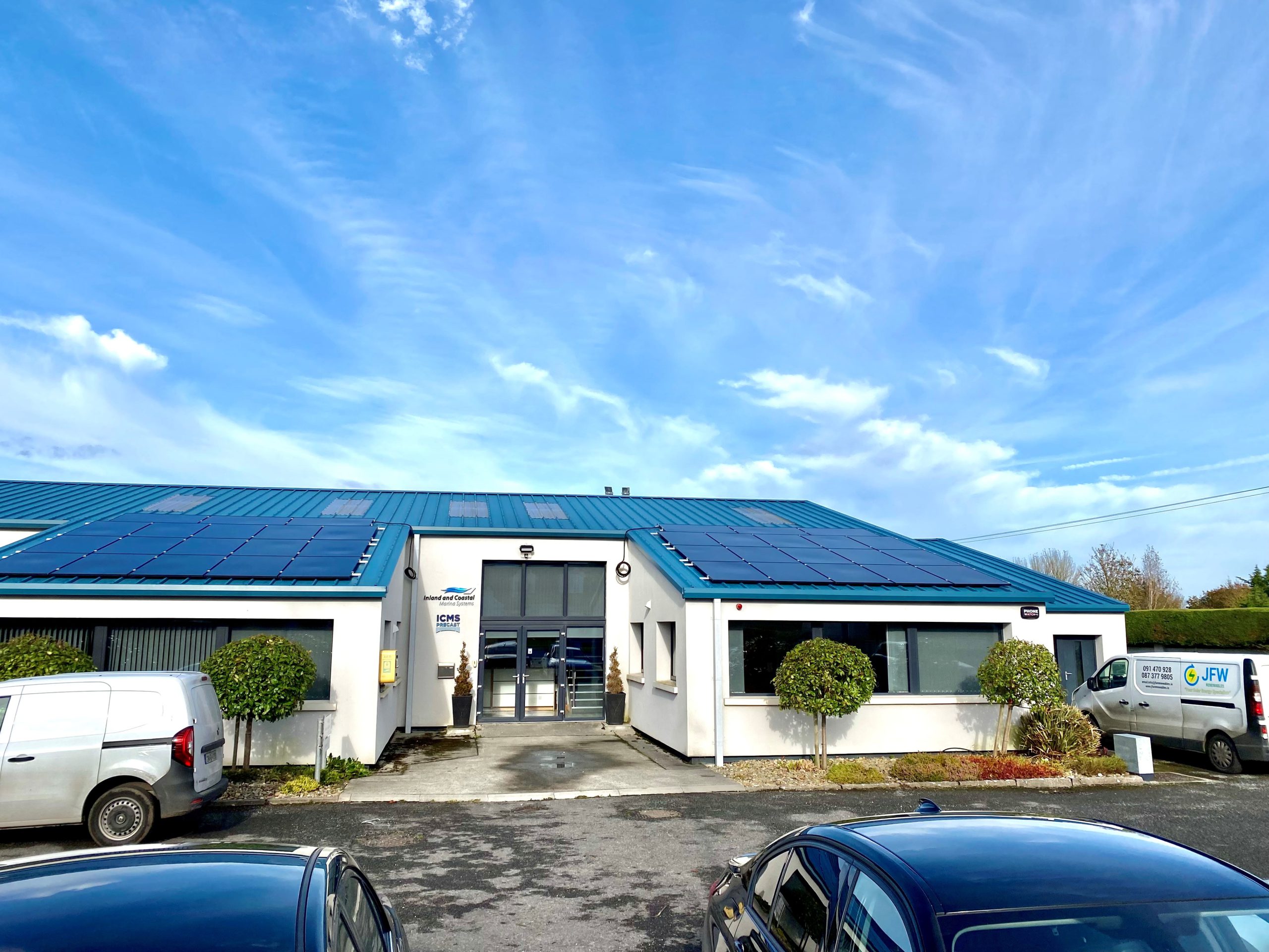 Green energy powers Banagher Office
