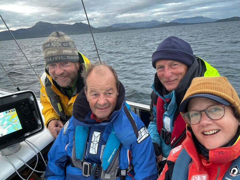 The Mayo crew onboard Good Dog with Mark Ashley-Miller